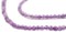 The Bead Chest 3mm Round Amethyst Beads Full Strand: Natural Purple Gemstones for Jewelry Making and DIY Crafts